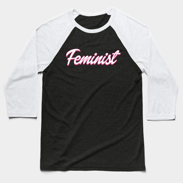 Feminist Doll Baseball T-Shirt by midwifesmarket